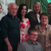 Con la famiglia del Vice Presidente di Festitalia, Pat Mostacci